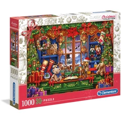 Clementoni 1000 db-os Classic Christmas Collection puzzle - Ajándékbolt (39581)