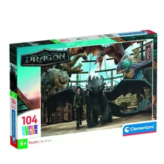 Clementoni 104 db-os puzzle - Így neveld a sárkányodat (25079)