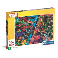 Clementoni 104 db-os puzzle - Marvel Hősök kontra Gonosztevők (25059)