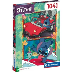 Clementoni 104 db-os Szuper Színes puzzle - Stitch (27571)