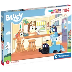 Clementoni 104 db-os Szuper színes puzzle - Bluey és családja (27169)