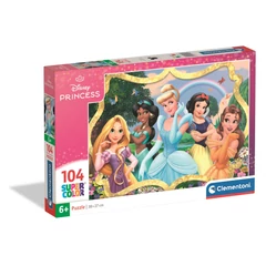 Clementoni 104 db-os  Szuper színes puzzle - Disney Hercegnők (25058)