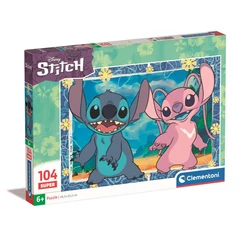 Clementoni 104 db-os  Szuper színes puzzle - Stitch (27573)