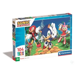 Clementoni 104 db-os Szuper Színes  puzzle - Sonic 2. (27256)