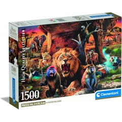 Clementoni 1500 db-os Compact puzzle - High Quality Collection The Tribal (31722)