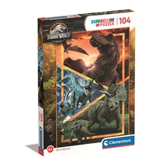 Clementoni 104 db-os Szuper Színes puzzle - Jurassic World (27181)