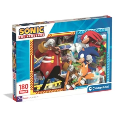Clementoni 180 db-os  Szuper színes puzzle - Sonic (29795)