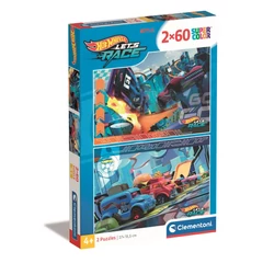 Clementoni 2 x 60 db-os puzzle - Hotwheels (24816)