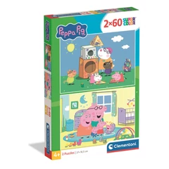 Clementoni 2 x 60 db-os puzzle - Peppa malac (24833)