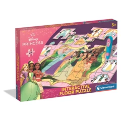 Clementoni 24 db-os Floor puzzle interaktív tollal - Disney Princess (16685)