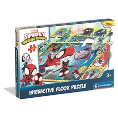 Clementoni 24 db-os Floor puzzle interaktív tollal - Marvel Spidey (16686)