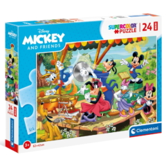 Clementoni 24 db-os Szuper Színes Maxi puzzle - Mickey egér és barátai (24218)