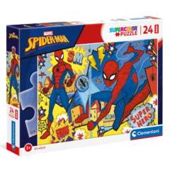 Clementoni 24 db-os Szuper Színes Maxi puzzle - Pókember a szuperhős (24216)