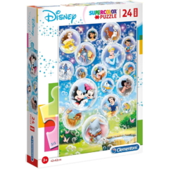 Clementoni 24 db-os Szuper Színes Maxi puzzle - Disney karakterek (28508)