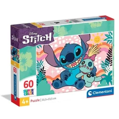 Clementoni 60 db-os Szuper Színes puzzle - Stitch (26331)