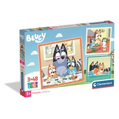 Clementoni 3 x 48 db-os puzzle - Bluey (25003)