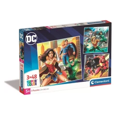 Clementoni 3 x 48 db-os puzzle - DC Comics Igazság Ligája (25296)