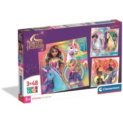 Clementoni 3 x 48 db-os puzzle - Unicorn Academy (25325)