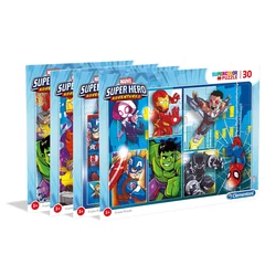 Clementoni 30 db-os Szuper színes Maxi puzzle - Marvel - Super Hero Adventures - többféle (22703)