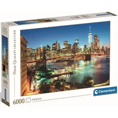Clementoni 6000 db-os puzzle - A Brooklyn-híd fényei (36534)