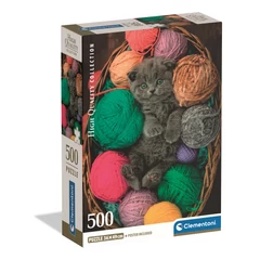 Clementoni 500 db-os puzzle - Fluffy Kitten (35617)