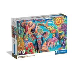 Clementoni 500 db-os puzzle - High Quality Collection - Elephants (35578)