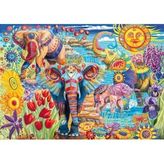 Clementoni 500 db-os puzzle - High Quality Collection - Elephants (35572)