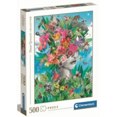 Clementoni 500 db-os Szuper Színes puzzle - Fejjel a dzsungelben (35526)