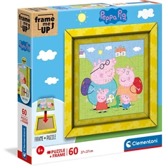 Clementoni 60 db-os puzzle képkerettel - Peppa malac (38809)