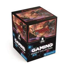 Clementoni Cube 500 db-os puzzle - Dungeon and  Dragons - A sárkány csata (35561)