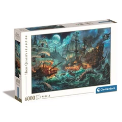 Clementoni 6000 db-os puzzle - High Quality Collection - Pirates Battle (36530)