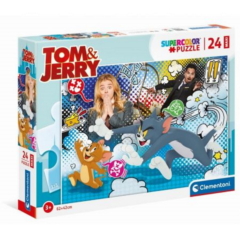 Clementoni 24 db-os Szuper Színes Maxi puzzle - Tom és Jerry (24212)