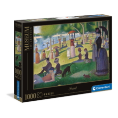 Clementoni 1000 db-os puzzle Museum Collection - Seurat - Vasárnap délután a Grande Jatte szigetén (39613)