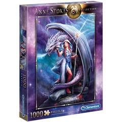 Clementoni 1000 db-os puzzle - Anne Stokes Collection - Sárkánymágus (39525)