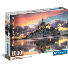 Clementoni 1000 db-os puzzle - A csodálatos Mont Saint-Michel (39769)