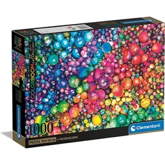 Clementoni 1000 db-os ColorBoom Collection puzzle - Színes gyöngyök (39780)