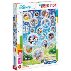 Clementoni 104 db-os Szuper Színes puzzle - Disney klasszikusok (27119)