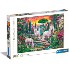 Clementoni 2000 db-os puzzle - Unikornisok a kertben (32575)