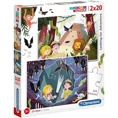 Clementoni 2 x 20 db-os puzzle - Kalandkutatás (24763)