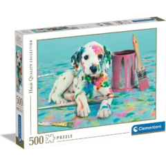 Clementoni 500 db-os puzzle - Rosszcsont dalmata kutyus (35150)