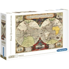Clementoni 6000 db-os puzzle - Antik térkép (36526)