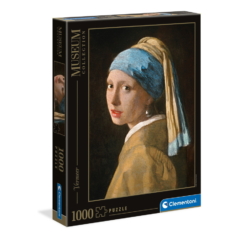 Clementoni 1000 db-os puzzle Museum Collection - Vermeer - Leány gyöngy fülbevalóval (39614)