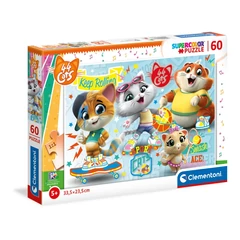 Clementoni 60 db-os puzzle - 44 csacska macska (26063)