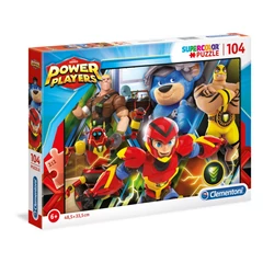 Clementoni 104 db-os Szuper Színes puzzle - Power Players (27155)