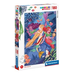 Clementoni 180 db-os Szuper Színes puzzle - Hableányok (29307)