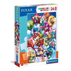 Clementoni 24 db-os Szuper Színes Maxi puzzle - Pixar party (24215)