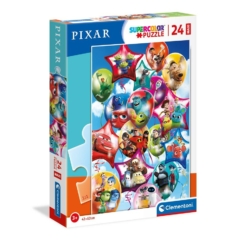 Clementoni 24 db-os Szuper Színes Maxi puzzle - Pixar party (24215)