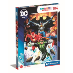 Clementoni 104 db-os Szuper Színes puzzle - DC Comics szuperhősök (25723)
