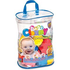 Clemmy Baby Puha kockák 24 db-os építőcsomag (14889)