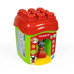Clemmy Bing nyuszis tároló, puha építőkockákkal